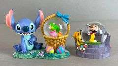 Group of 2 Disney Miniature Snowglobes