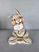 Disney Florence Signed  Bambi Thumper Porcelain Figurine