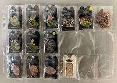 Group of 13 Disney Enamel and Metal Pins