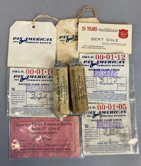 Group of Assorted Ticket Stubs and More - Matthew Bullock Auctioneers