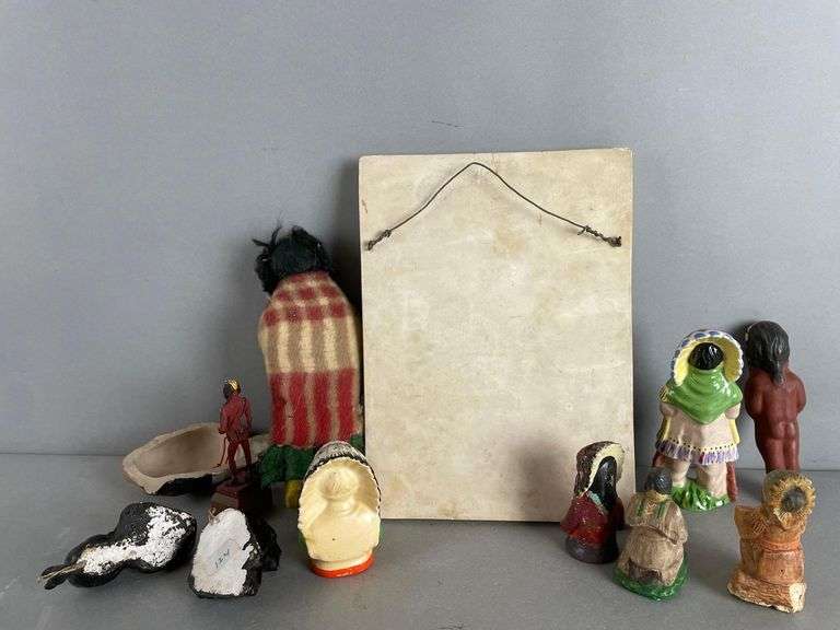 Group of Native American Figurines and More - Matthew Bullock Auctioneers