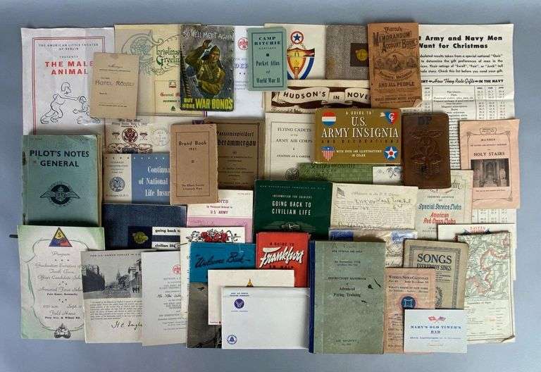 Group of Assorted Military Ephemera and More - Matthew Bullock Auctioneers