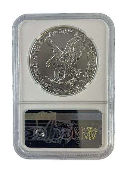 2022 Early Releases US Mint American Eagle .999 Fine Silver NGC MS70