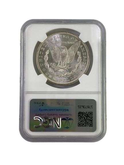 1884 NGC Graded MS 64 US Morgan Silver Dollar