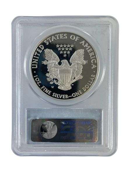 2010 W US Mint American Eagle .999 Fine Silver PCGS PR69DCAM