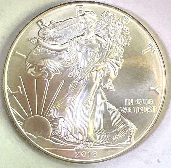 2018 US Mint Silver American Eagle 1 oz .999 Fine Silver