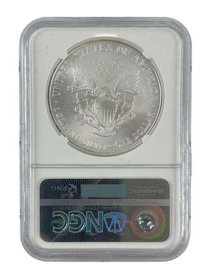 2007 US Mint American Eagle .999 Fine Silver NGC MS69