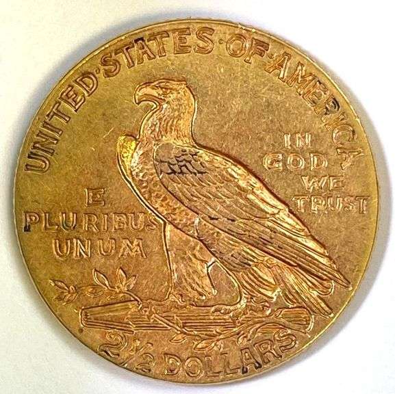 1915 $2.50 US Indian Head Gold Coin