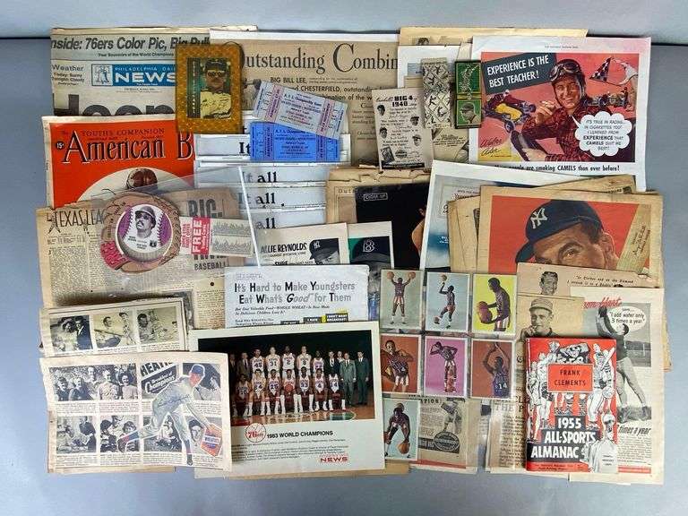 Large Group of Sports Ephemera - Matthew Bullock Auctioneers