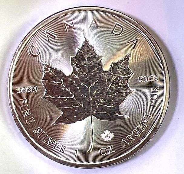 2022 Canada Maple Leaf .9999 Fine Silver