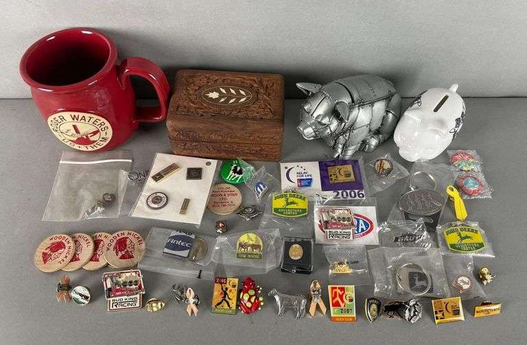 Group of Assorted Pins and More - Matthew Bullock Auctioneers