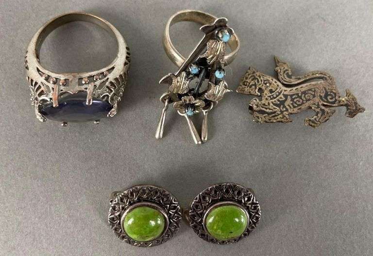 Group of Sterling Silver Jewelry