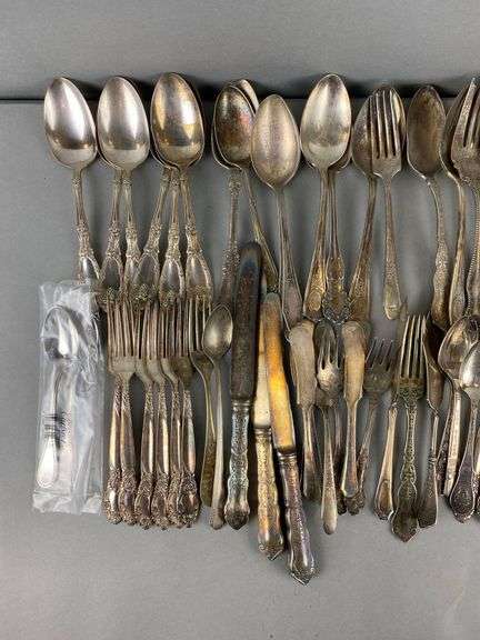 Group of Assorted Antique Flatware - Matthew Bullock Auctioneers