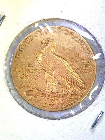 1908 $2.50 US Indian Head Gold Coin