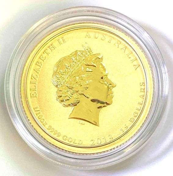 2013 $15 Australian War in the Pacific 1/10oz .999 Gold Coin