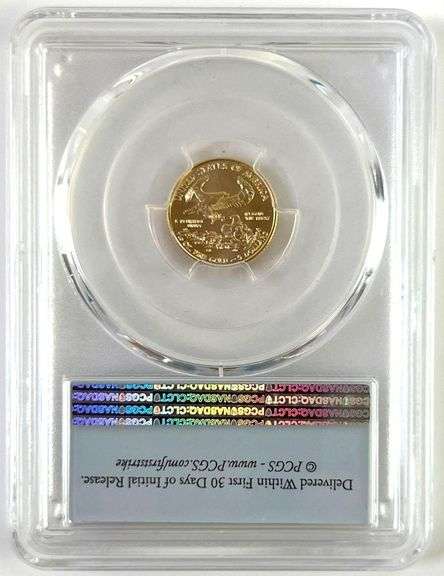 2020 US Mint 1/10 oz Gold American Eagle PCGS MS70 First Strike