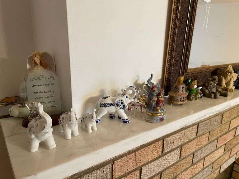 Group of Elephant Figurines and More - Matthew Bullock Auctioneers