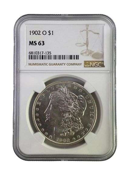 1902-O NGC Graded MS 63 US Morgan Silver Dollar
