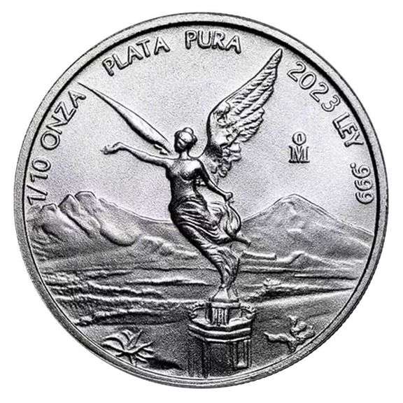 2023 Mexico Libertad 1/10 oz .999 Silver Round