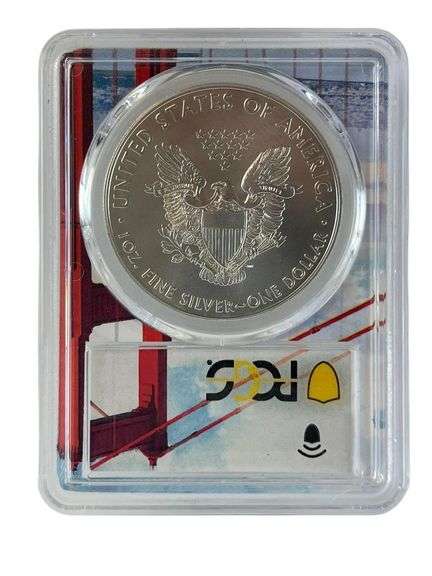 2020 S US Mint Silver American Eagle .999 Fine Silver PCGS MS70 Emergency Issue