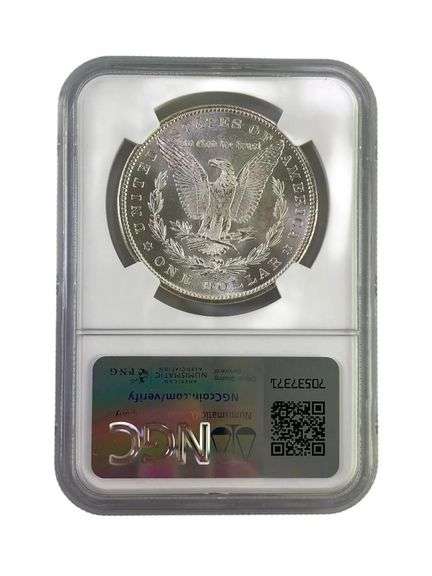 1880-S NGC Graded MS 63 US Morgan Silver Dollar