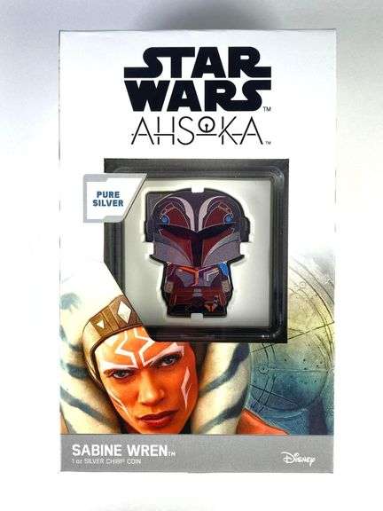 2023 $2 Star Wars Sabine Wren 1 oz .999 Fine Silver Chibi Coin