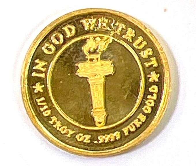In God we Trust Liberty 1 /10 oz .9999 Fine Gold