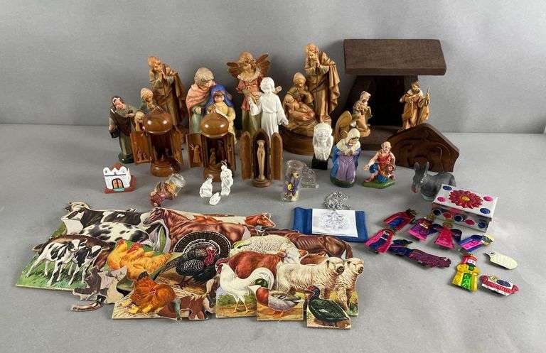 Group of 50+ Religious Figurines and More - Matthew Bullock Auctioneers