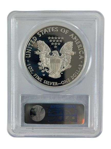 2011 W US Mint American Eagle .999 Fine Silver PCGS PR69DCAM