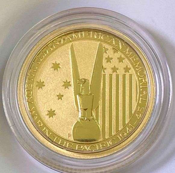 2013 $15 Australian War in the Pacific 1/10oz .999 Gold Coin
