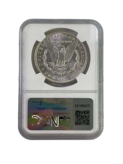 1887 NGC Graded MS 64 US Morgan Silver Dollar