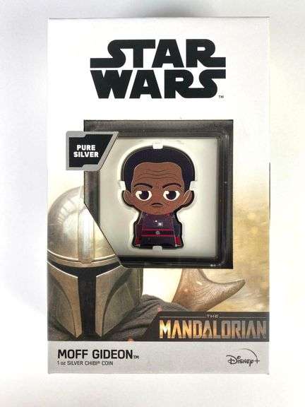 2023 $2 Star Wars Moff Gideon 1 oz .999 Fine Silver Chibi Coin