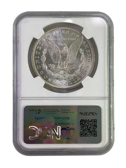 1885 NGC Graded MS 63 US Morgan Silver Dollar