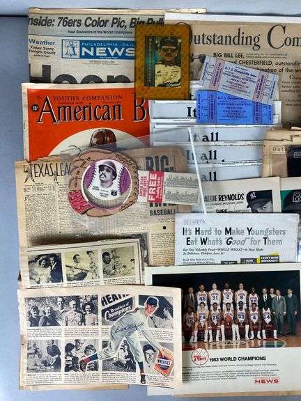 Large Group of Sports Ephemera - Matthew Bullock Auctioneers
