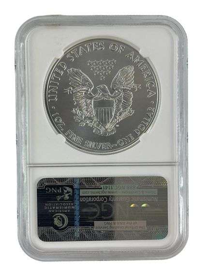 2014 US Mint American Eagle .999 Fine Silver NGC MS70
