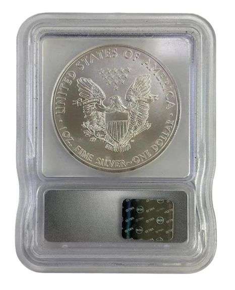 2012-S ICG Graded MS 70 American Silver Eagle 1 oz. Fine Silver Dollar Struck at San Francisco Mint