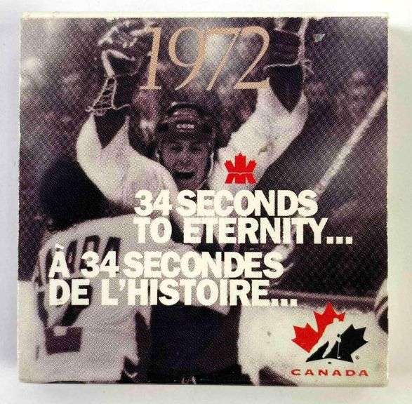 1997 25th Anniversary Hockey Series Royal Canadian Mint Proof Silver Dollar