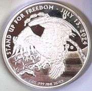 Donald Trump "We are Strong" July 13th Assassination .999 Fine Silver Round