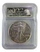 2022 ICG Graded MS 70 American Silver Eagle 1 oz. Fine Silver Dollar