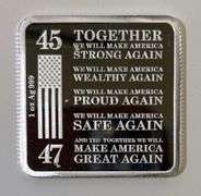 Trump Train 1 oz .999 Fine Silver Bar Proof Like!