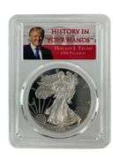 2017 W First Day Issue US Mint American Eagle .999 Fine Silver PCGS PR69DCAM 1 of 2000