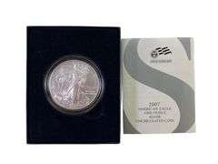 UNC 2007 US Mint American Silver Eagle 1 oz .999 Fine Silver