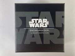 2023 $2 Star Wars Snowspeeder 1 oz .999 Fine Silver Shaped Coin