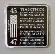 Trump Train 1 oz .999 Fine Silver Bar Proof Like!