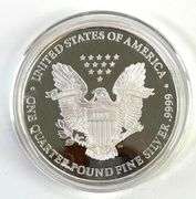 2021 Quarter Troy Pound .999 Fine US Silver American Eagle Proof Like Mirrored Fields
