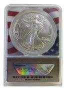 2021 ANACS Graded MS 70 American Silver Eagle 1 oz. Fine Silver Dollar