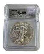 2012-S ICG Graded MS 70 American Silver Eagle 1 oz. Fine Silver Dollar Struck at San Francisco Mint