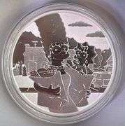 2021 Tuvalu Marge and Maggie Simpson 1 oz .9999 Fine Silver Round Proof Like  in Cap