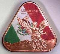 2024 Libertad 1 oz .999 Fine Copper Bar
