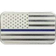 Back the Blue Police 1 oz .999 Fine Silver Bar "We've got your 6"